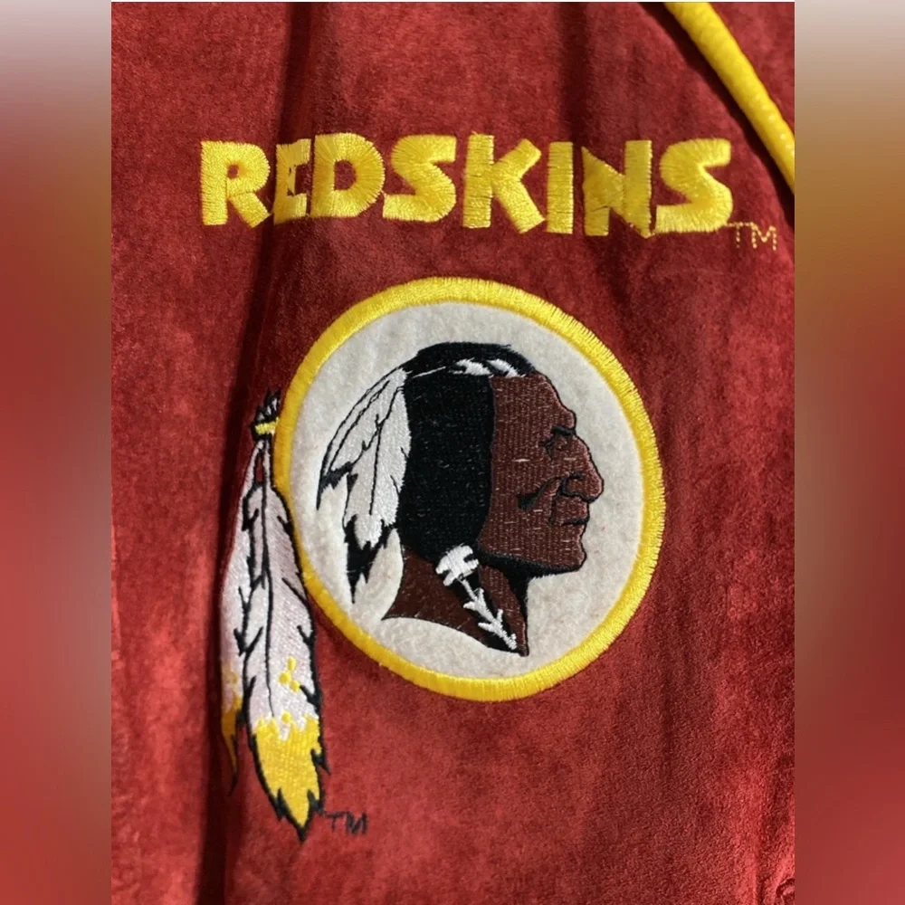 Carl Banks x GIII MEN’S SUEDE LEATHER WASHINGTON REDSKINS JACKET Size 2XL VGC - Picture 2 of 15